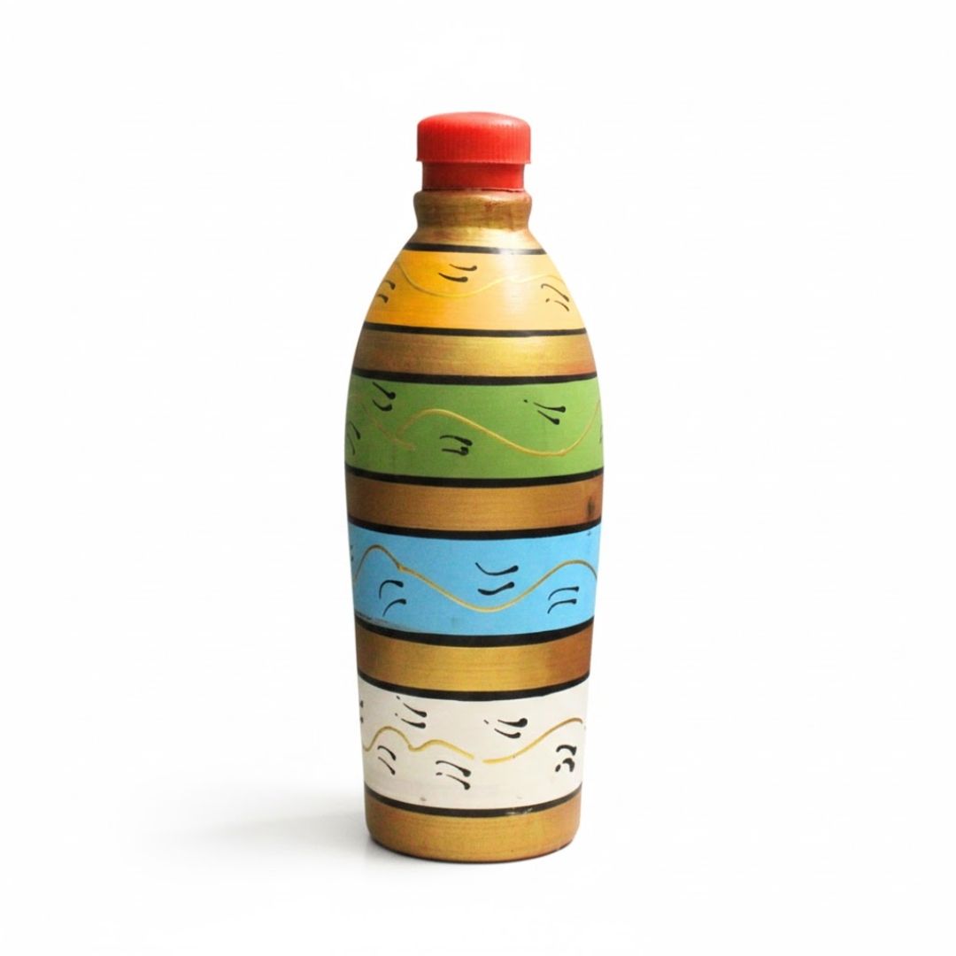 Eco-Friendly Printing Clay Water Bottle for Hydration - 004